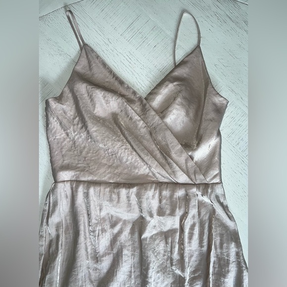 CeCe by Cynthia Steffe Audrey Sweet Petal Surplice Faux Wrap Dress - Picture 3 of 7